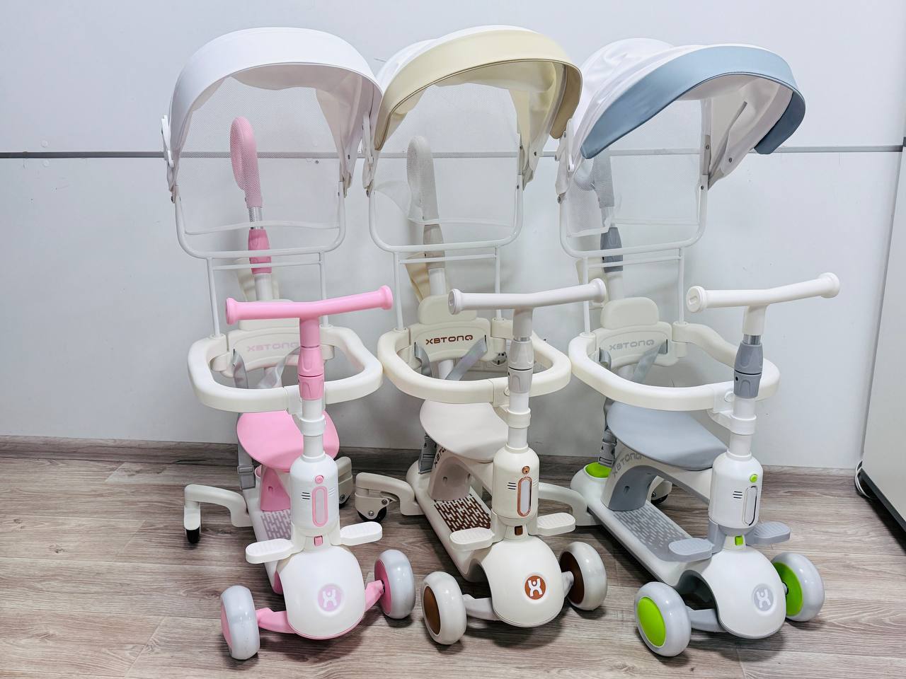 Самокат з навісом Maraton CITY LINE Smart Baby 669 Трансформер